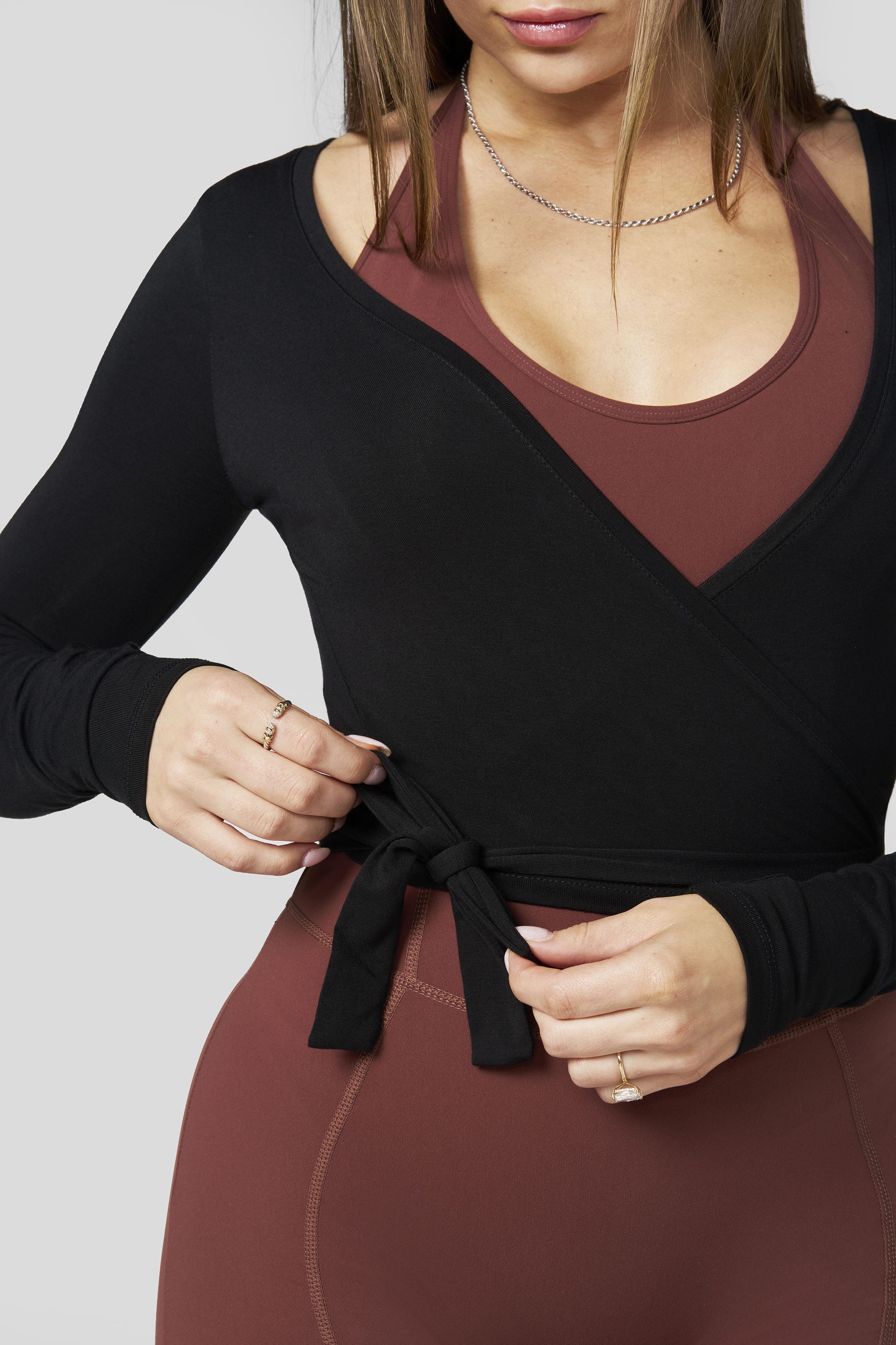 W4338 Wrap Top