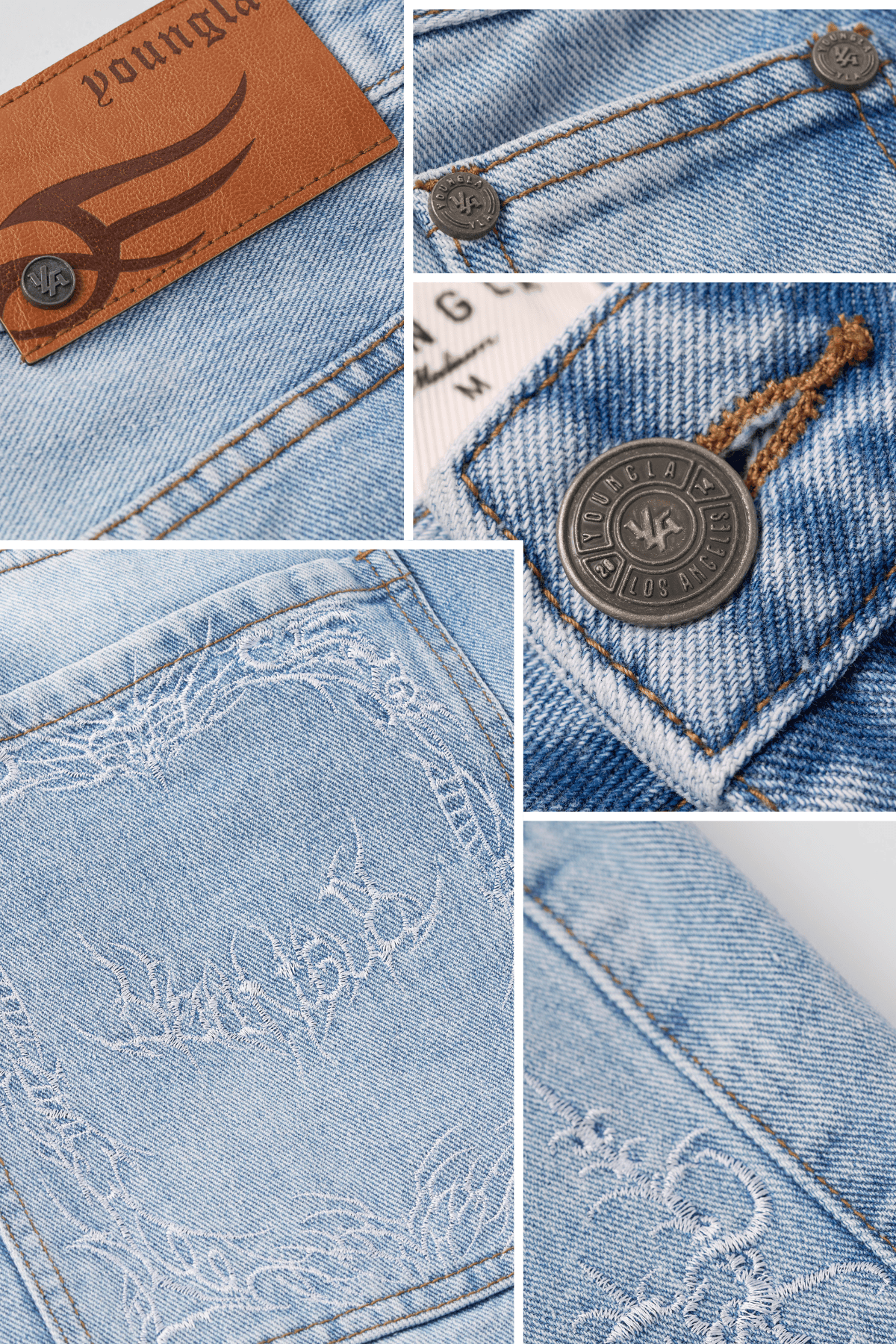 1025 - Phantom Embroidery Jorts