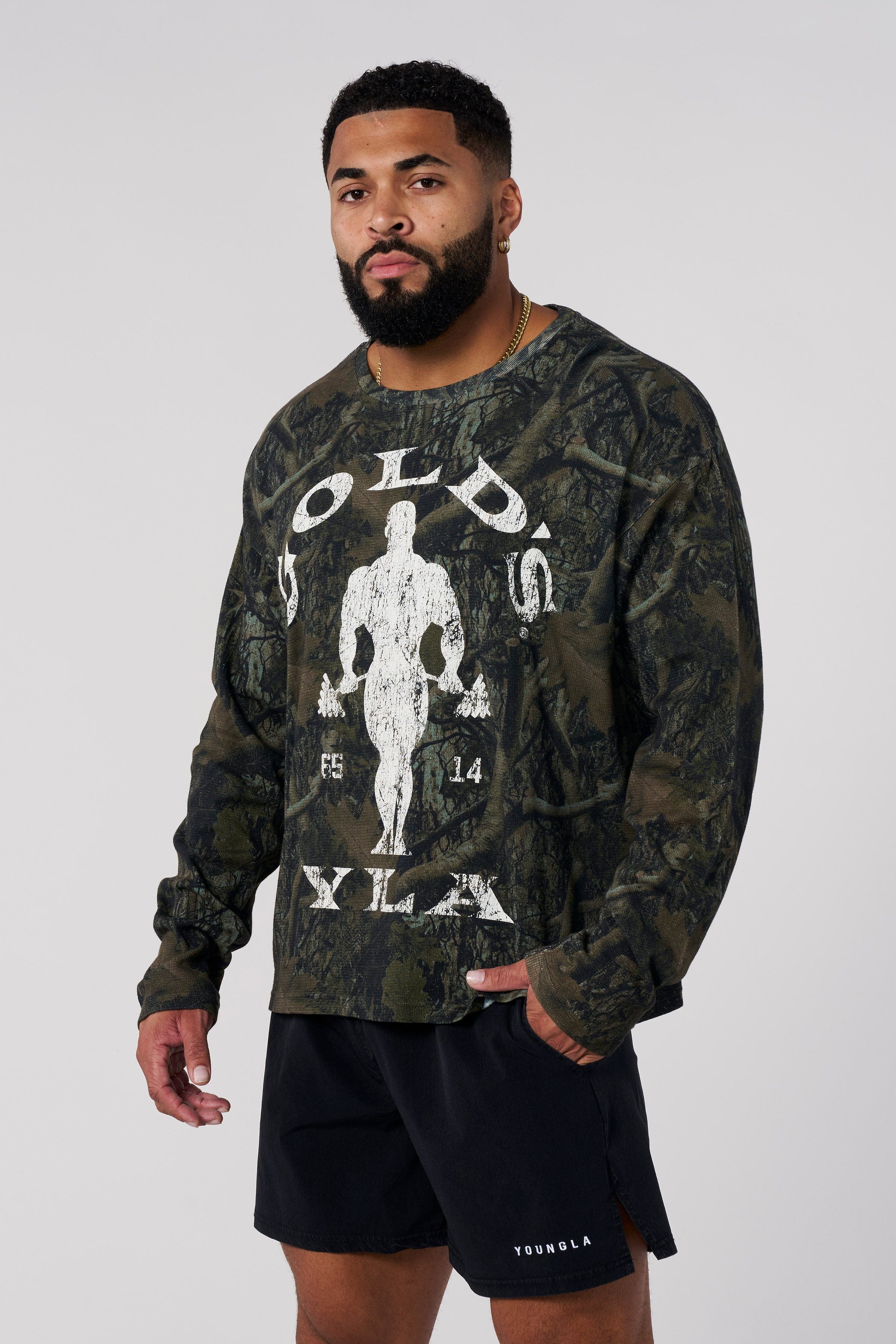 8047 - Gold's Gym Thermal Longsleeves