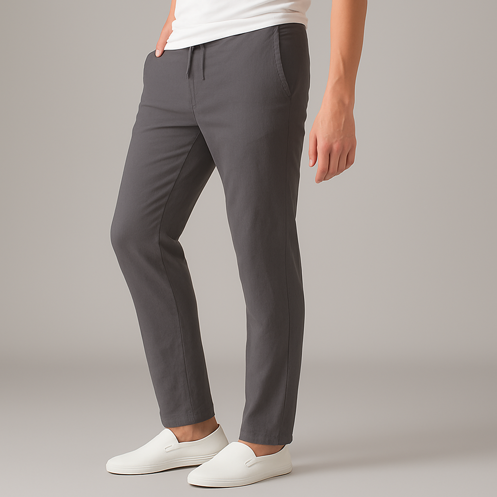 Linen Pants ¨C Men's Drawstring Casual Trousers | Arden