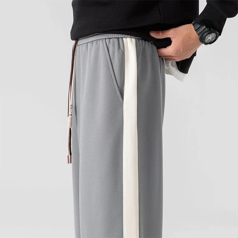 Wide-Leg Sweatpants Side Stripe ¨C Men's Relaxed Fit Joggers | Arden