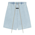 Fear of God Essentials Relaxed Short Light Washed Denim