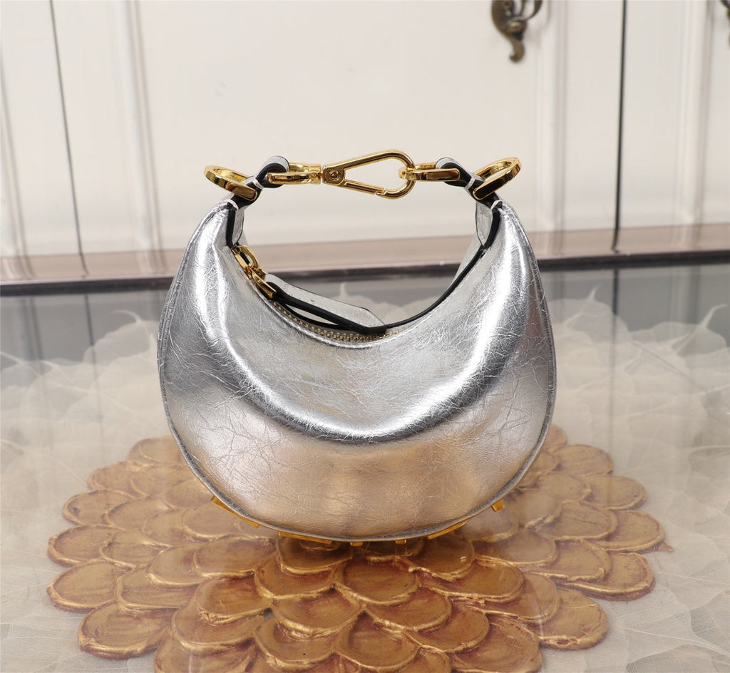 fashion hadnbag silver 16.5 x 14 x 5 cm