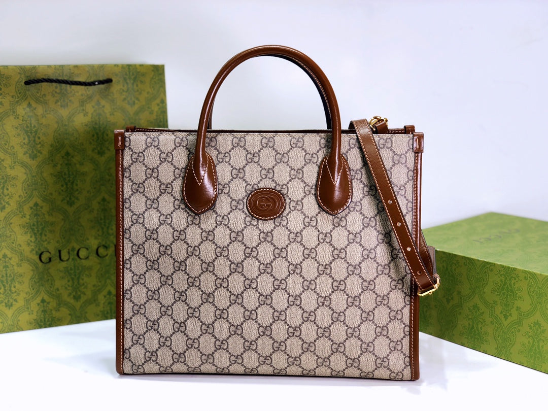 G u c c i tote 31cmx26.5cmx14cm