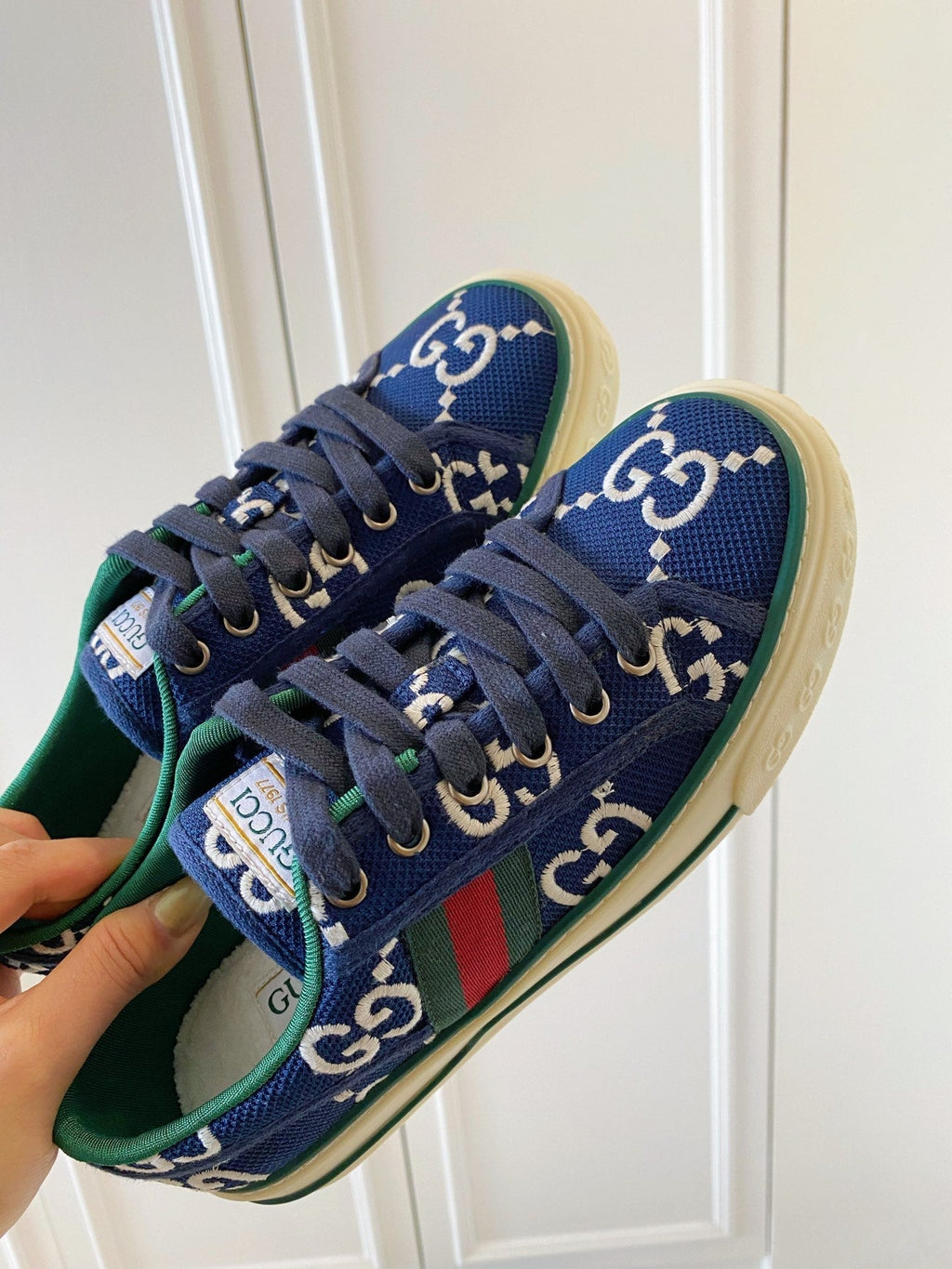G u c c I tennis sneakers