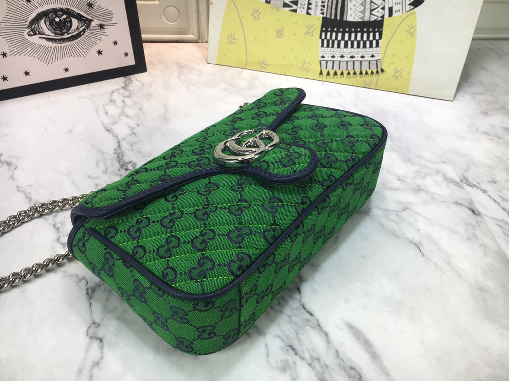 G u c c I green W26xH15xD7cm