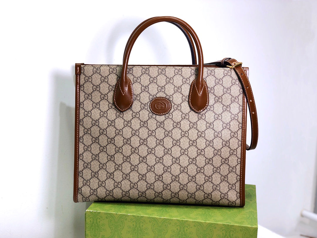 G u c c i tote 31cmx26.5cmx14cm