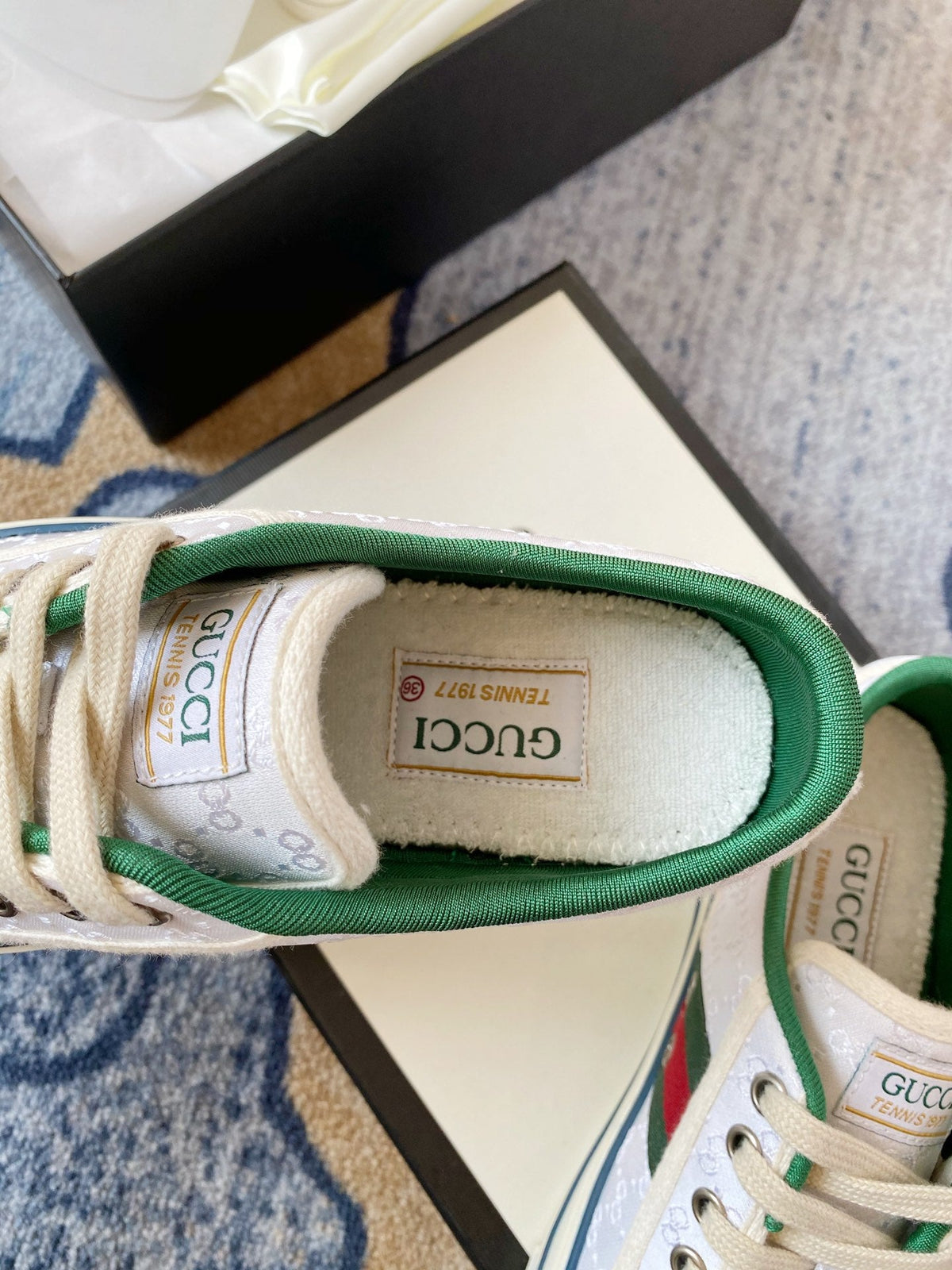 G u c c I tennis sneakers