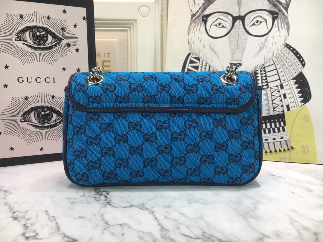 G u c c i blue W26xH15xD7cm